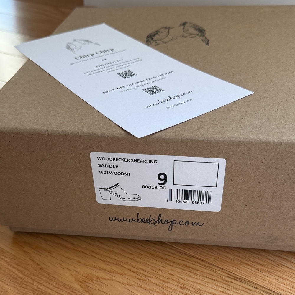 Brown Leather Clogs With Shearling Lining - image 7